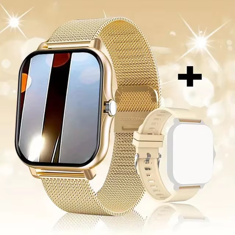 2025 Smart Watch Android IOS Bluetooth Talk Heart Rate Monitor Sleep Record Sports Smart Watch Ladies Men Gift