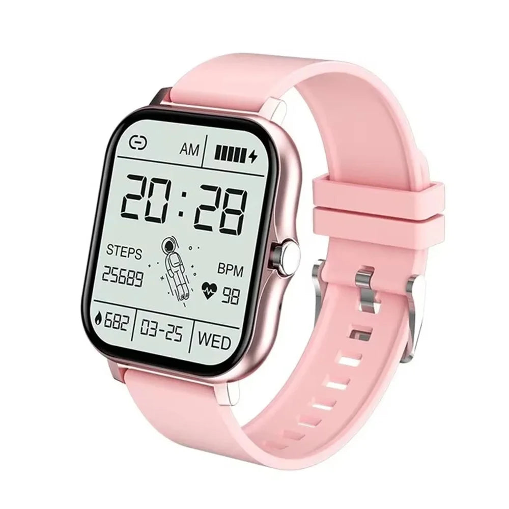 2025 Smart Watch Android IOS Bluetooth Talk Heart Rate Monitor Sleep Record Sports Smart Watch Ladies Men Gift