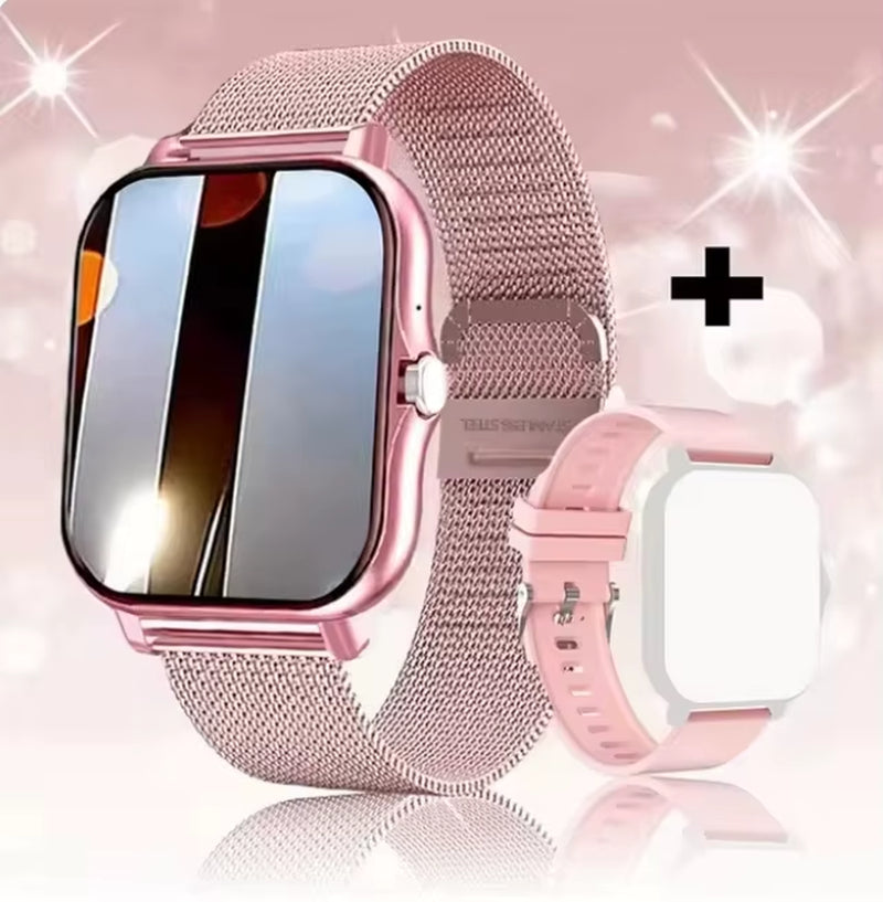 2025 Smart Watch Android IOS Bluetooth Talk Heart Rate Monitor Sleep Record Sports Smart Watch Ladies Men Gift