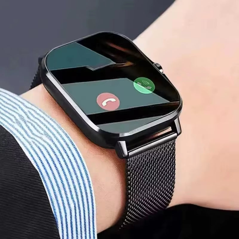2025 Smart Watch Android IOS Bluetooth Talk Heart Rate Monitor Sleep Record Sports Smart Watch Ladies Men Gift