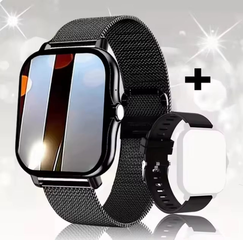 2025 Smart Watch Android IOS Bluetooth Talk Heart Rate Monitor Sleep Record Sports Smart Watch Ladies Men Gift